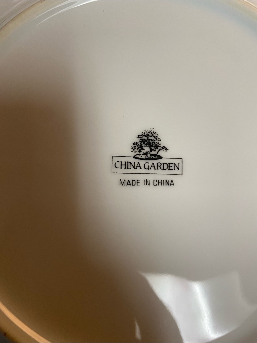 Set of 3 Chinoiserie Blue Floral Fine China Dinner Plates - China Garden - Picture 3 of 4